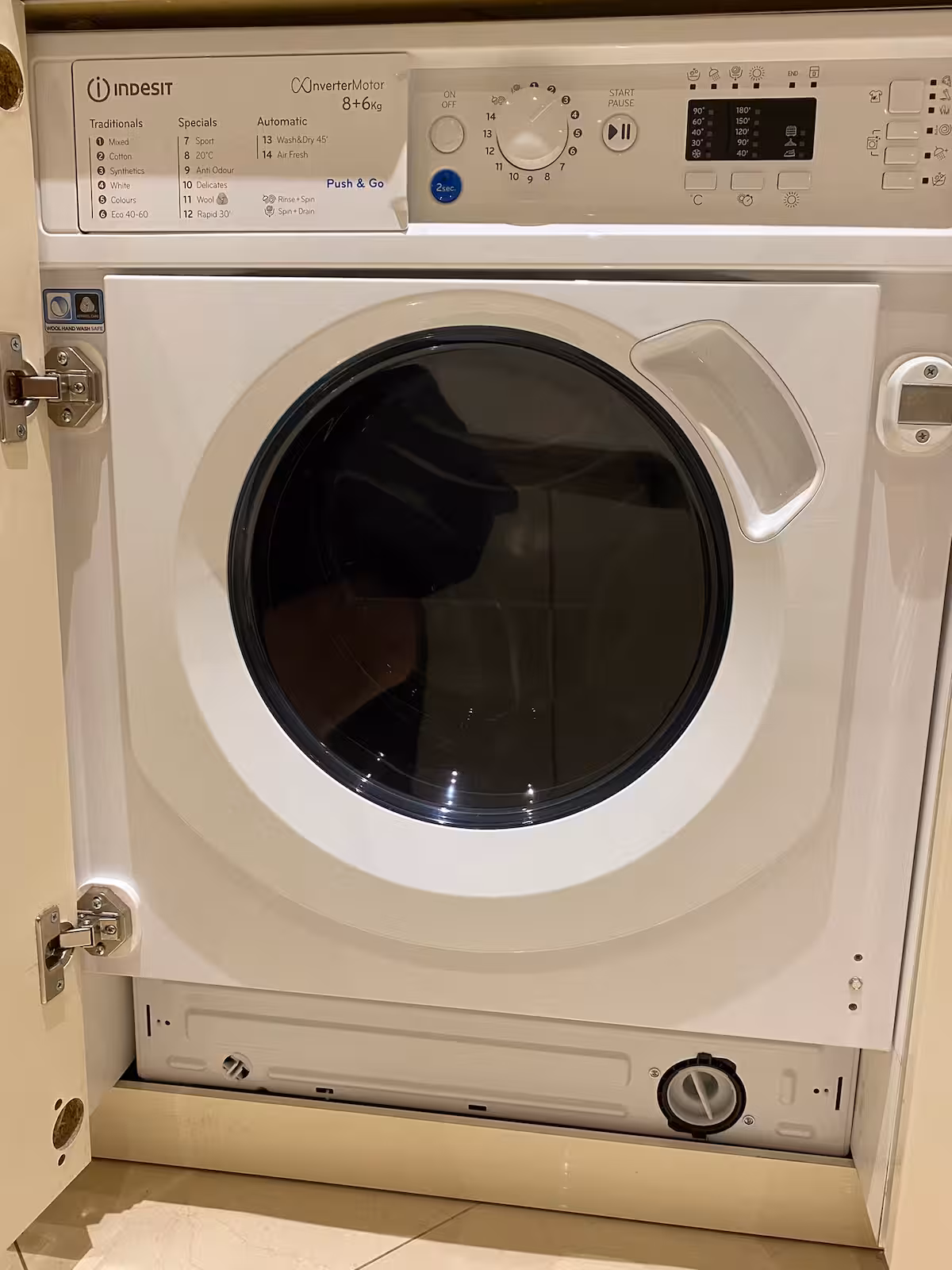 Washing machine for guest convenience in London